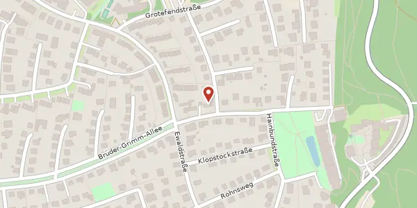 Karte der Umgebung von Brüder-Grimm-Allee 59, 37075 Göttingen