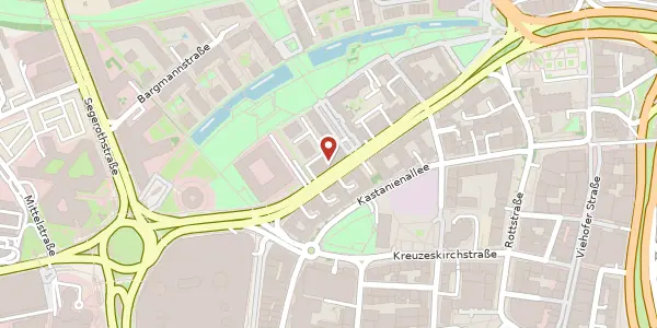 Karte der Umgebung von Friedrich-Ebert-Str. 55, 45127 Essen