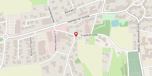 Karte der Umgebung von Friedhofsweg 3, 49843 Uelsen