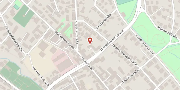 Karte der Umgebung von Dietigheimer Str. 2c, 61350 Bad Homburg