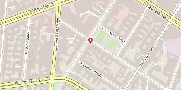 Karte der Umgebung von Rankestraße 26, 10789 Berlin