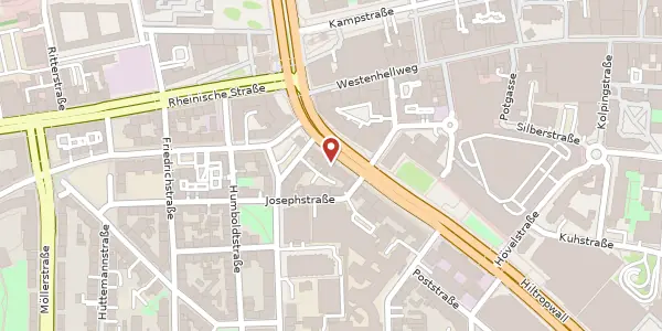 Karte der Umgebung von Hoher Wall 28, 44137 Dortmund