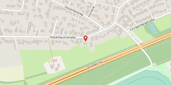 Karte der Umgebung von Heyenbaumstr. 171, 47802 Krefeld