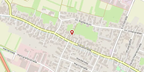 Karte der Umgebung von Hauptstraße 67/1, 79211 Denzlingen