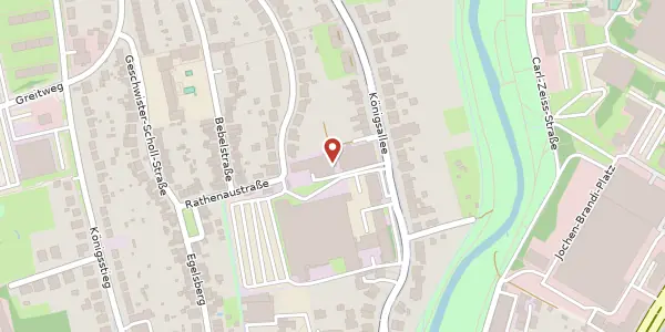 Karte der Umgebung von Königsallee 23, 37081 Göttingen