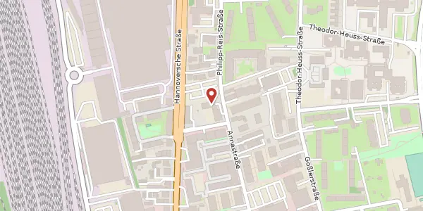 Karte der Umgebung von Annastraße 39, 37075 Göttingen