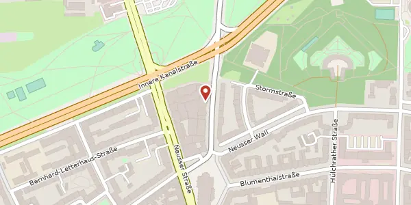 Karte der Umgebung von Niehler Str. 3d, 50670 Köln