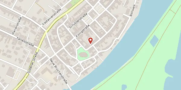 Karte der Umgebung von Oderstraße 3, 15890 Eisenhüttenstadt