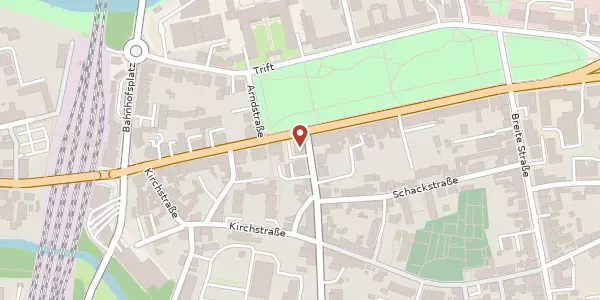 Karte der Umgebung von Bahnhofstraße 30 A, 29221 Celle