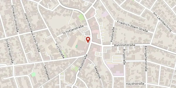 Karte der Umgebung von Hauptstraße 101, 69207 Sandhausen