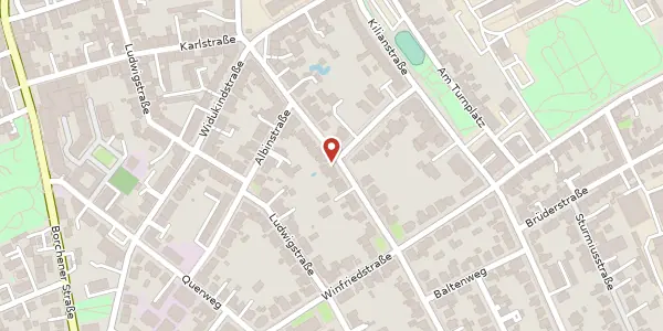 Karte der Umgebung von Geroldstr. 46, 33098 Paderborn