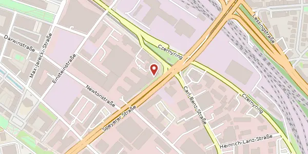 Karte der Umgebung von Speyerer Straße 4, 69115 Heidelberg