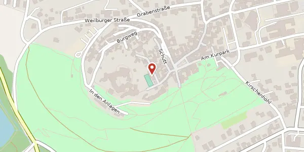 Karte der Umgebung von Belzgasse 1, 35619 Braunfels