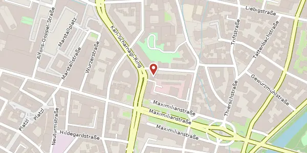 Karte der Umgebung von Bürkleinstr. 10, 80538 München
