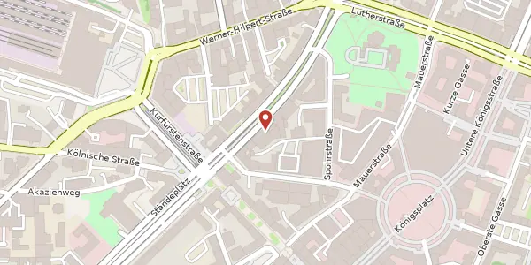 Karte der Umgebung von Rudolf-Schwander-Str. 4 - 8, 34117 Kassel