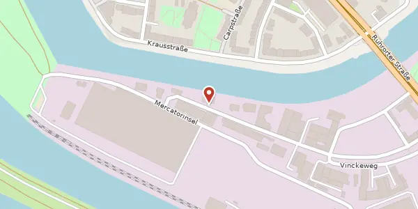 Karte der Umgebung von Vinckeweg 21, 47119 Duisburg