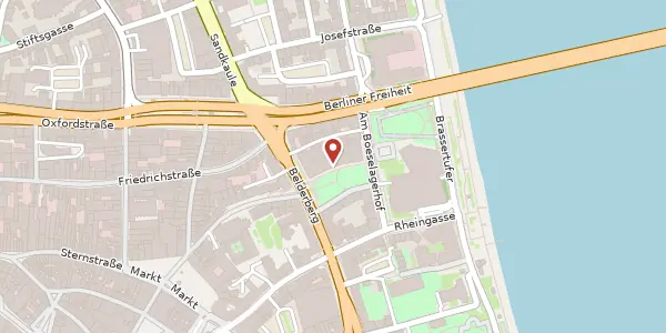 Karte der Umgebung von Kapuzinerstraße 11, 53111 Bonn
