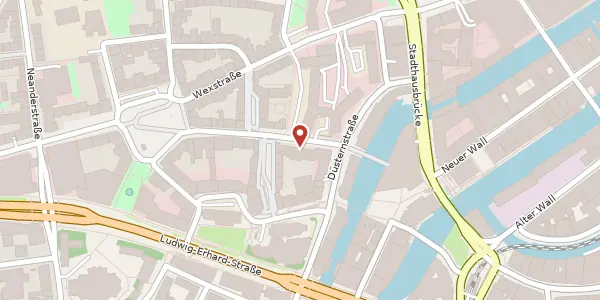 Karte der Umgebung von Alter Steinweg 3, 20459 Hamburg