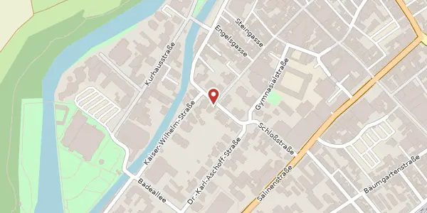 Karte der Umgebung von Schloßstraße 2, 55543 Bad Kreuznach