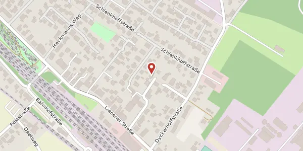 Karte der Umgebung von Körnerstr. 7, 49525 Lengerich