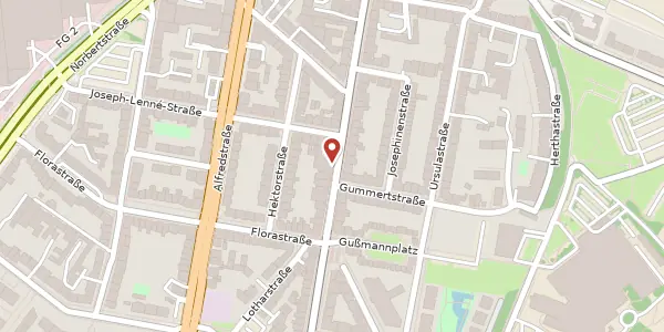 Karte der Umgebung von Rüttenscheider Str. 188, 45131 Essen