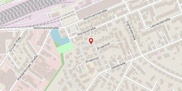 Karte der Umgebung von Elisenhof 41, 33098 Paderborn