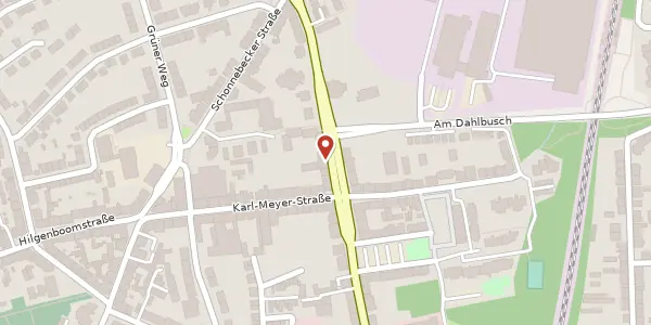 Karte der Umgebung von Steeler Str. 62, 45884 Gelsenkirchen