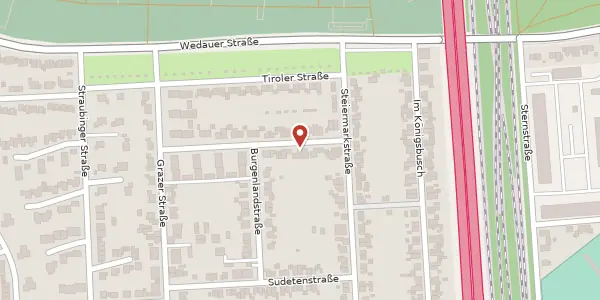 Karte der Umgebung von Kärntener Str. 18, 47249 Duisburg
