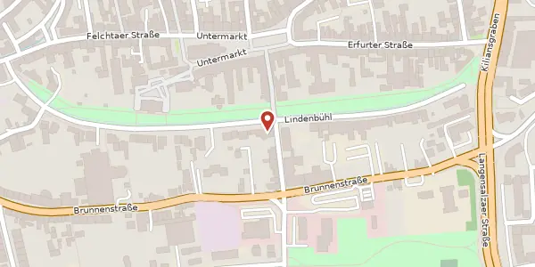 Karte der Umgebung von Lindenbühl 24, 99974 Mühlhausen