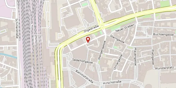 Karte der Umgebung von Keltergasse 5, 89073 Ulm/Donau