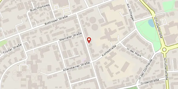 Karte der Umgebung von Wittringer Str. 21, 45964 Gladbeck