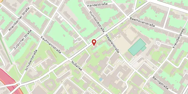 Karte der Umgebung von Endenicher Allee 7, 53115 Bonn