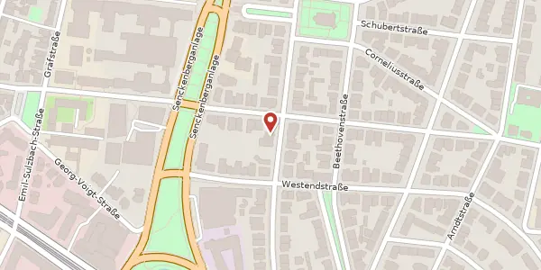 Karte der Umgebung von Schumannstr. 41, 60325 Frankfurt