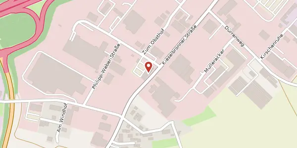 Karte der Umgebung von Kieselbronner Straße 59, 75177 Pforzheim