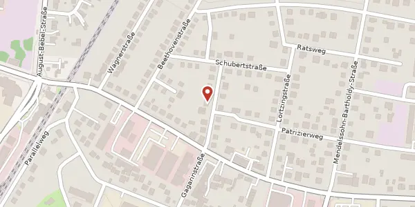 Karte der Umgebung von Mozartstr. 8, 14480 Potsdam