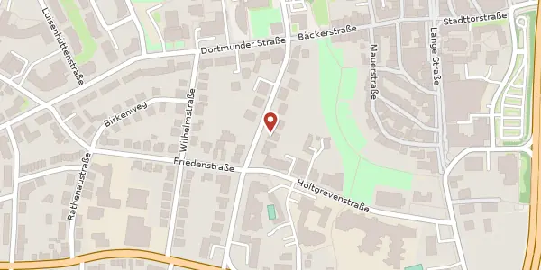 Karte der Umgebung von Parkstr. 11, 44532 Lünen
