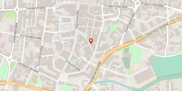 Karte der Umgebung von Kirchstraße 24, 77933 Lahr/Schwarzwald