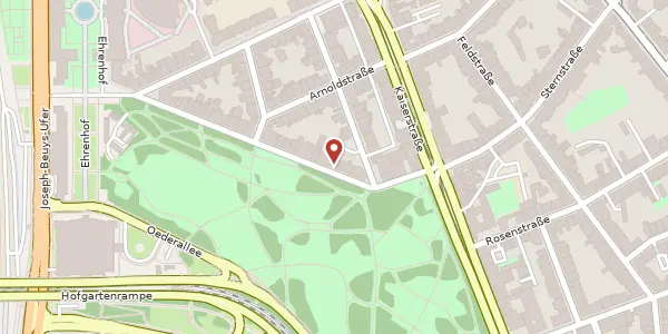 Karte der Umgebung von Inselstr. 11, 40479 Düsseldorf