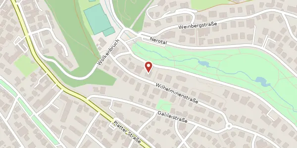 Karte der Umgebung von Wilhelminenstr. 43, 65193 Wiesbaden