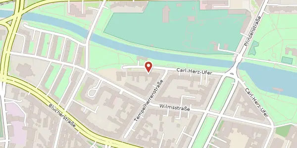 Karte der Umgebung von Carl-Herz-Ufer 27, 10961 Berlin
