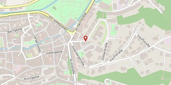 Karte der Umgebung von Doblerstraße 8, 72074 Tübingen