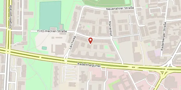 Karte der Umgebung von Lackgässchen 14, 50968 Köln