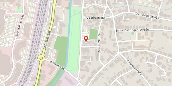 Karte der Umgebung von Parkstraße 23, 66606 St. Wendel