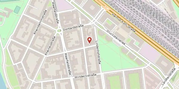 Karte der Umgebung von Eichelsheimer Straße 51, 68163 Mannheim