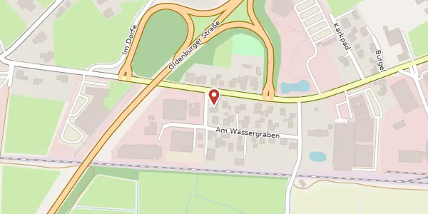 Karte der Umgebung von Am Wassergraben 1, 26789 Leer