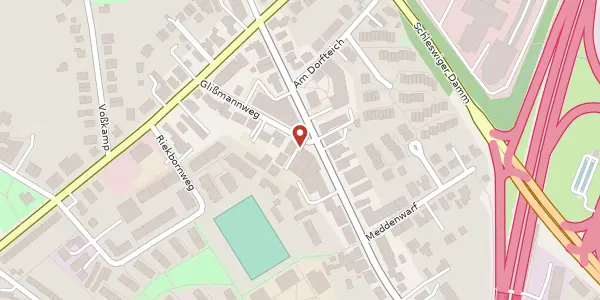 Karte der Umgebung von Glißmannweg 1, 22457 Hamburg