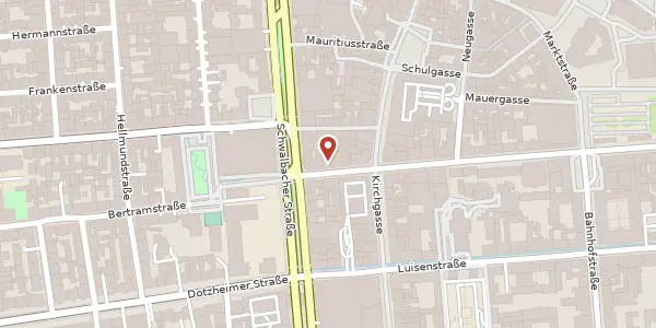 Karte der Umgebung von Friedrichstr. 55, 65185 Wiesbaden