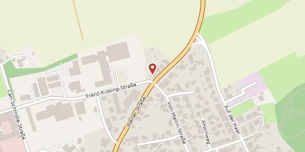 Karte der Umgebung von Franz-Kissing-Str. 25, 58706 Menden