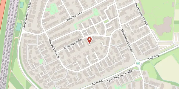 Karte der Umgebung von Kolpingstr 7, 68766 Hockenheim