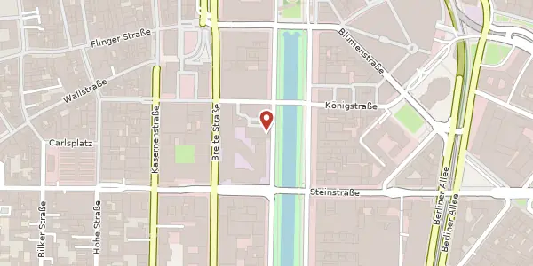 Karte der Umgebung von Königsallee 31, 40212 Düsseldorf